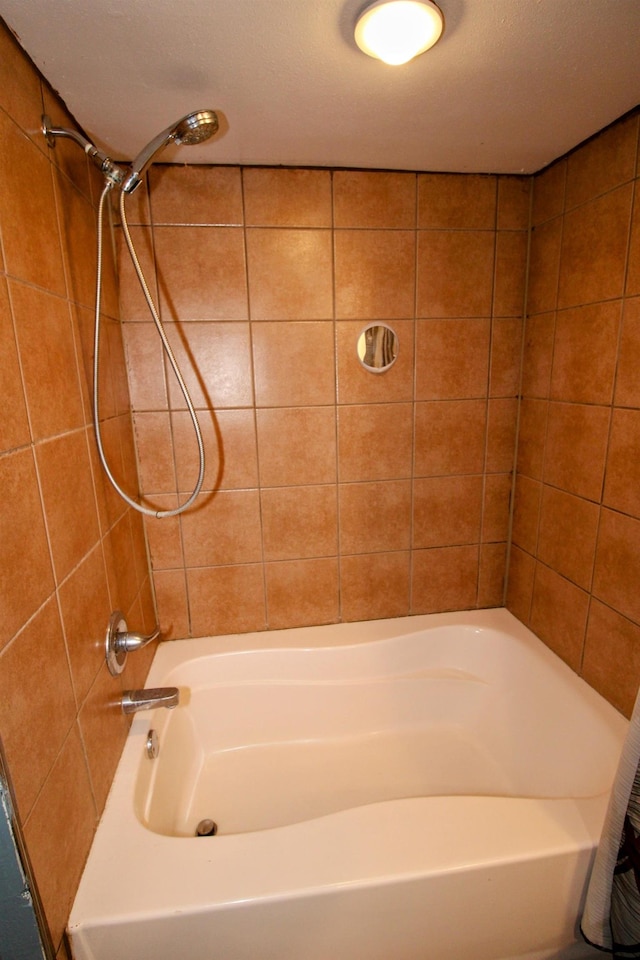 bathroom featuring tub / shower combination