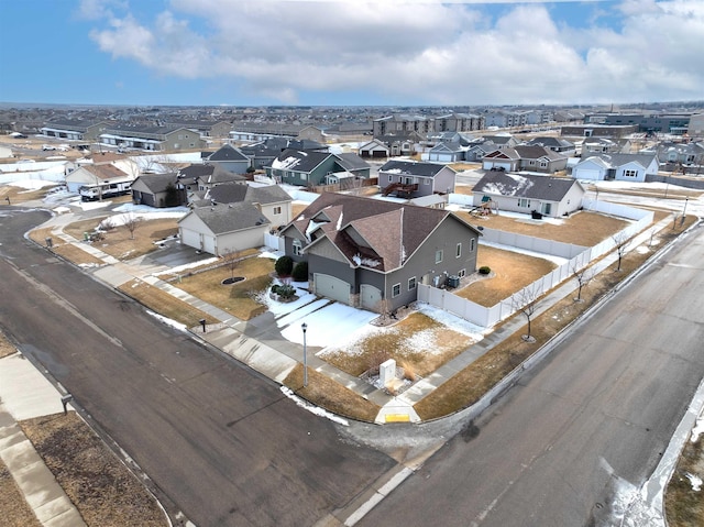 drone / aerial view featuring a residential view