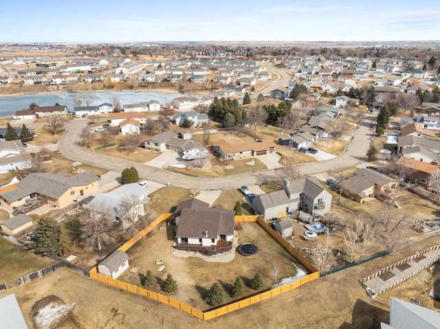 bird's eye view featuring a residential view