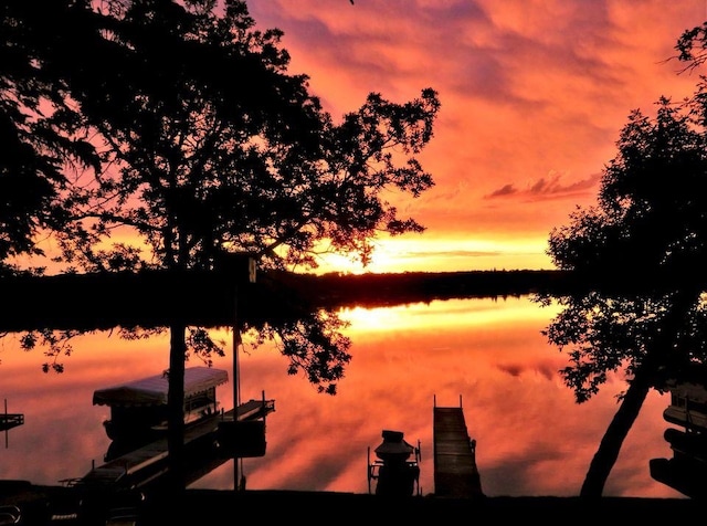 80 Twin Oaks Shr Unit 34, Bottineau, ND 58318 - property view of water with a boat dock