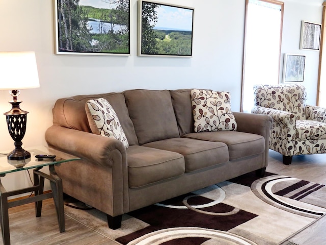 178 Twin Oaks Dr, Bottineau, ND 58318 - living area featuring a healthy amount of sunlight and wood finished floors
