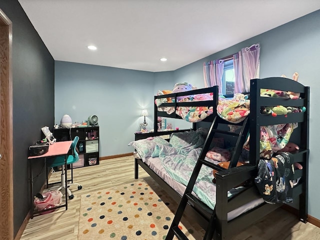 12780 153rd St, Sawyer, ND 58781 - bedroom with recessed lighting, baseboards, and wood finished floors