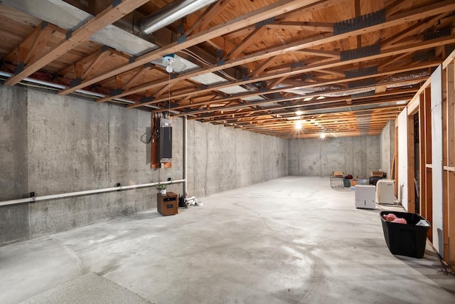 1419 17 1/2 Ave, Minot, ND 58701 - unfinished basement with electric panel