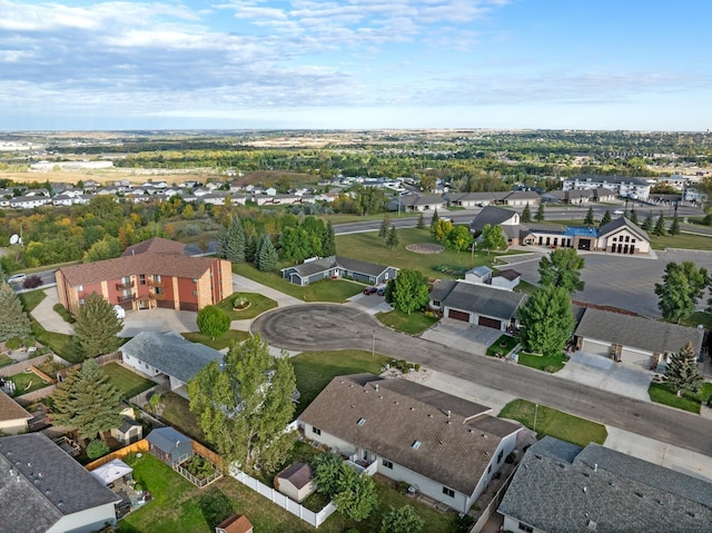1419 17 1/2 Ave, Minot, ND 58701 - bird's eye view featuring a residential view