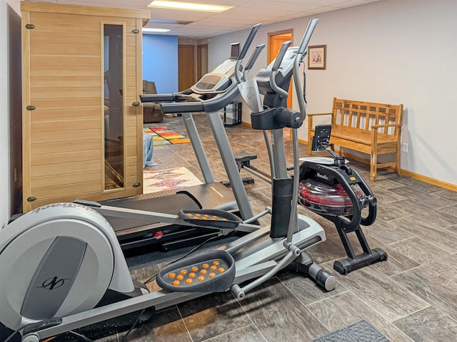 812 15 1/2 Ave SE, Minot, ND 58701 - workout room with baseboards