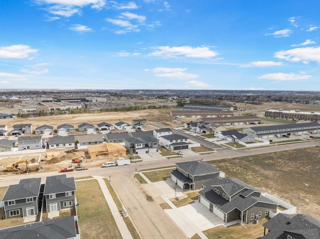 bird's eye view featuring a residential view