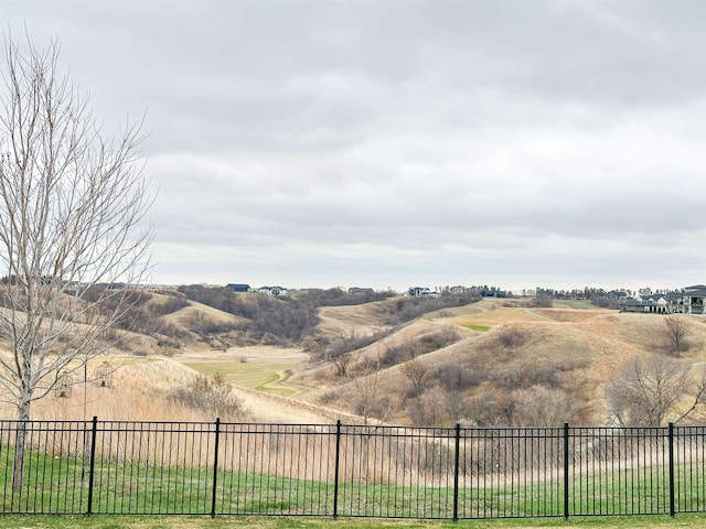 view of mountain feature featuring a rural view