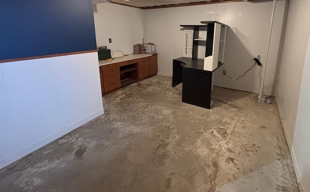 402 Brewster St, Harvey, ND 58341 - view of basement