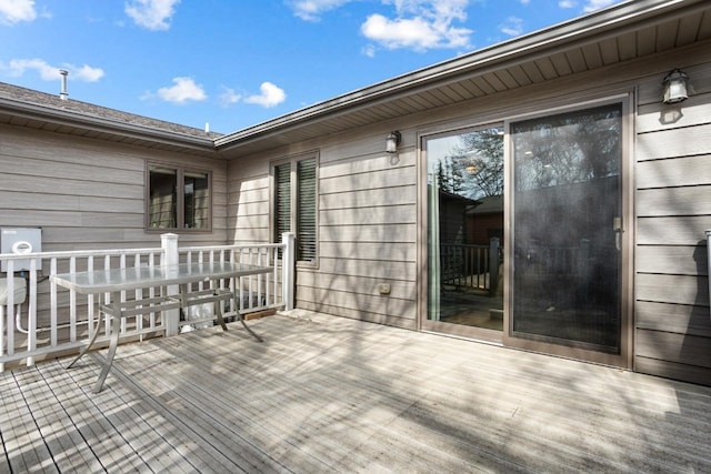 15 Oak Dr, Minot, ND 58701 - view of wooden terrace
