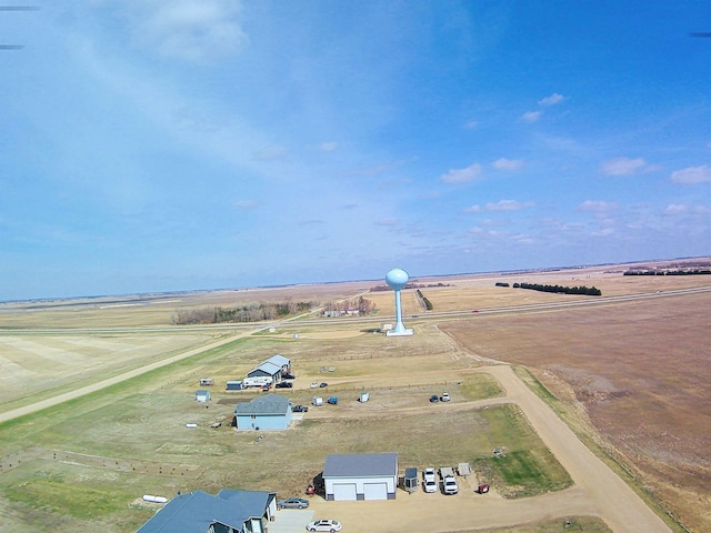 bird's eye view featuring a rural view