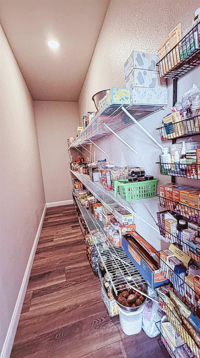 view of storage area