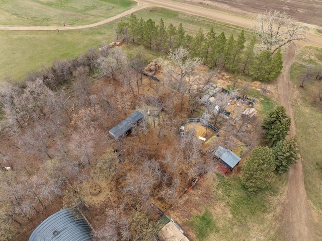 9500 135th Ave, Sawyer, ND 58781 - drone / aerial view featuring a rural view
