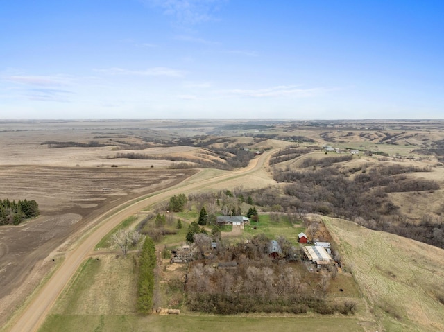 9500 135th Ave, Sawyer, ND 58781 - aerial view with a rural view