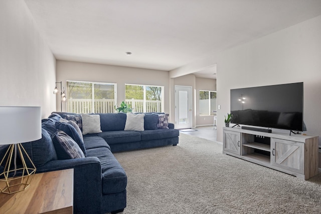2344 NW 14th St, Minot, ND 58703 - living area with carpet flooring