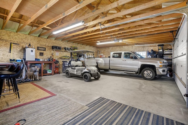 1722 1st St, Minot, ND 58701 - garage with a garage door opener