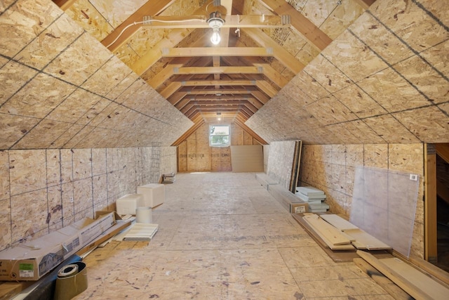 1001 20th St, Minot, ND 58703 - view of unfinished attic