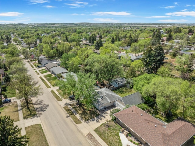 1001 20th St, Minot, ND 58703 - aerial perspective of suburban area