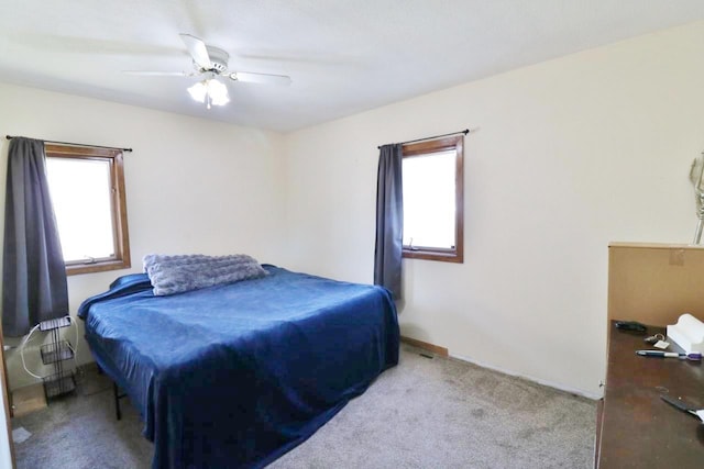 306 Davis St, Burlington, ND 58722 - bedroom with carpet flooring and ceiling fan