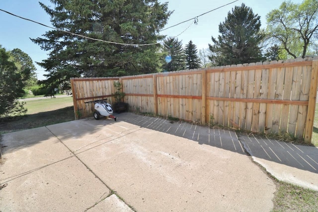 306 Davis St, Burlington, ND 58722 - view of patio / terrace featuring fence