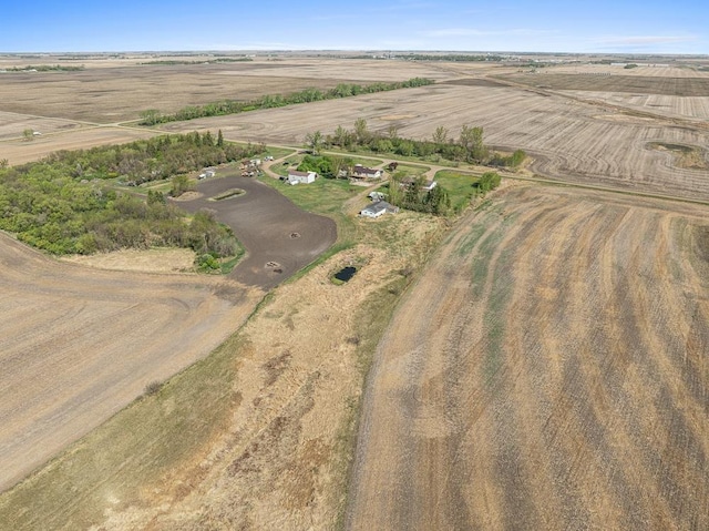 3574 91st St, Mohall, ND 58761 - aerial view of property and surrounding area featuring rural landscape