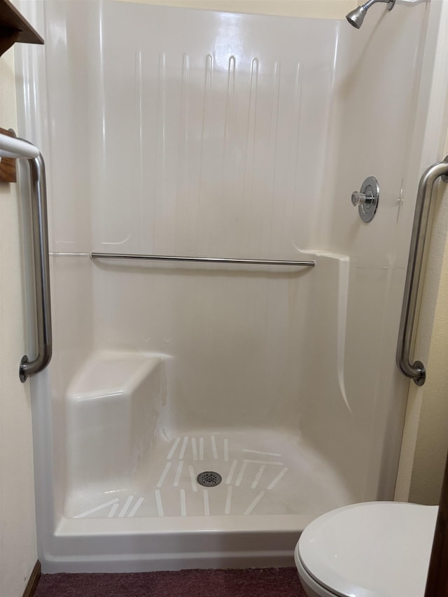 2420 8th St Unit 2420, Minot, ND 58703 - full bathroom with a shower stall and toilet