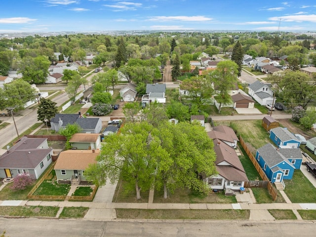 1309 1st St, Minot, ND 58701 - aerial perspective of suburban area