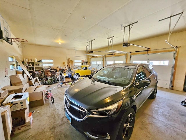 1007 5th St, Rugby, ND 58368 - garage featuring a garage door opener