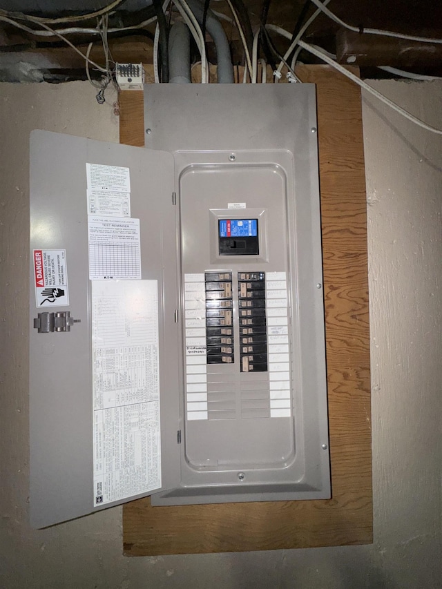 1201 Soo St, Minot, ND 58701 - utility room featuring electric panel