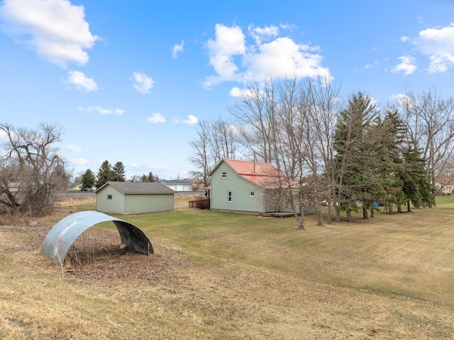 101 Central Ave, Des Lacs, ND 58733 - view of green lawn