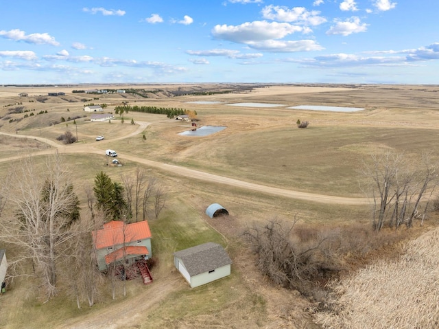 101 Central Ave, Des Lacs, ND 58733 - aerial view of property and surrounding area with rural landscape