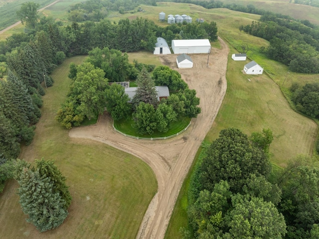 10010 128th St, Burlington, ND 58722 - overview of rural landscape
