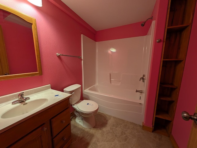 807 NW 8th St, Minot, ND 58703 - full bath featuring bathing tub / shower combination, toilet, and vanity