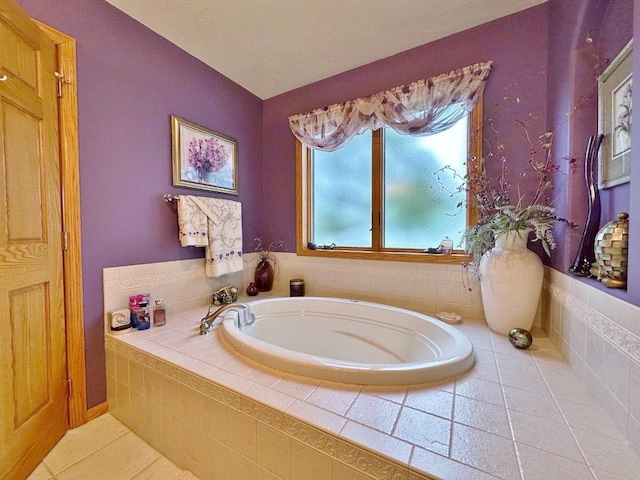 2900 8th St, Minot, ND 58701 - full bath featuring a bath and tile patterned floors