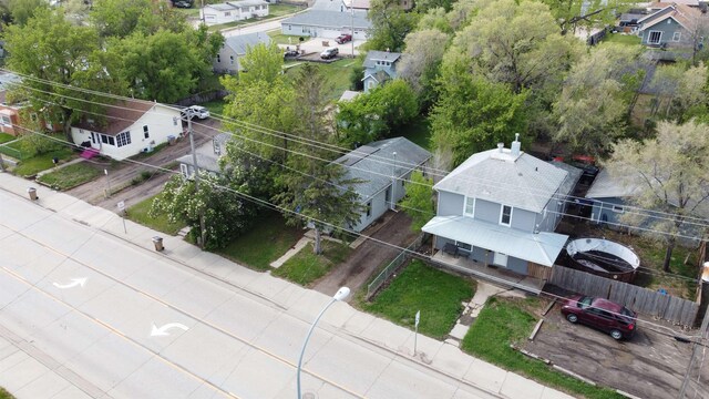912 Valley St, Minot, ND 58701 - aerial perspective of suburban area