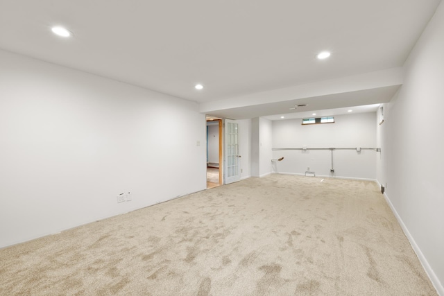 1200 9th St, Minot, ND 58703 - carpeted spare room featuring recessed lighting and baseboards