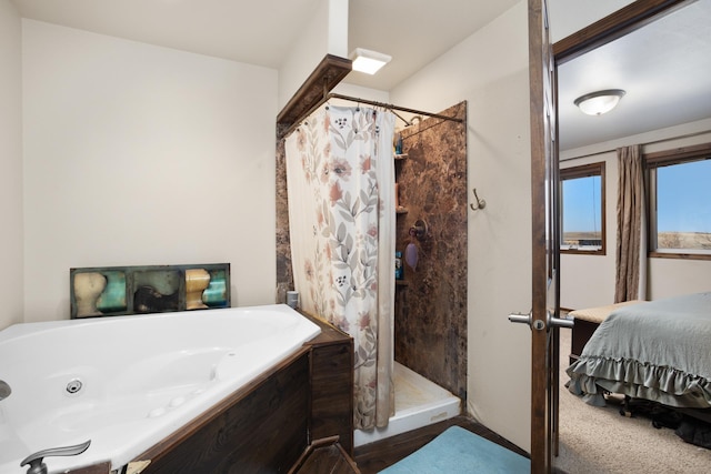 6351 53rd St, Plaza, ND 58771 - ensuite bathroom featuring a stall shower and a whirlpool tub