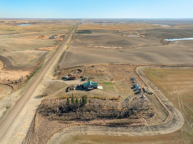 6351 53rd St, Plaza, ND 58771 - aerial view of property and surrounding area with rural landscape