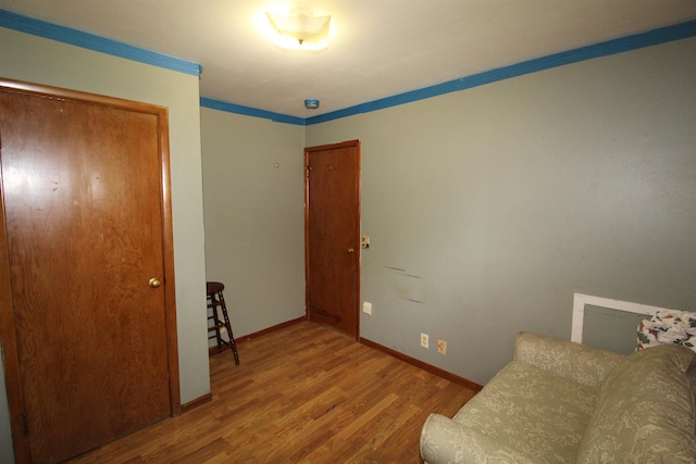 506 W Ave, Granville, ND 58741 - living area with wood finished floors and baseboards