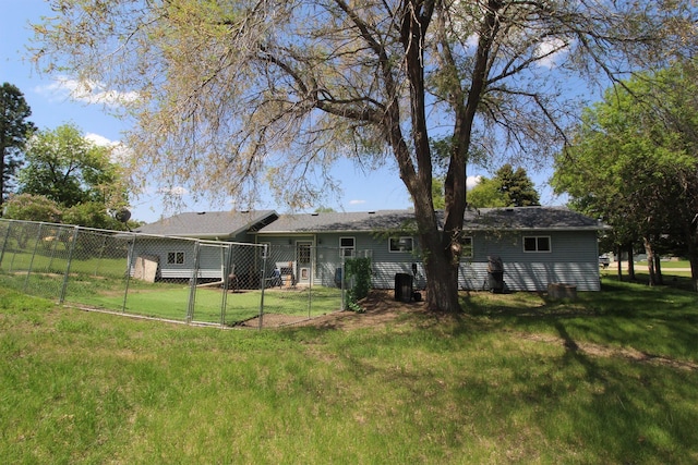 506 W Ave, Granville, ND 58741 - back of property with a gate
