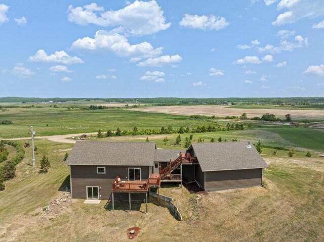 1164 100th St, Bottineau, ND 58318 - aerial view of sparsely populated area