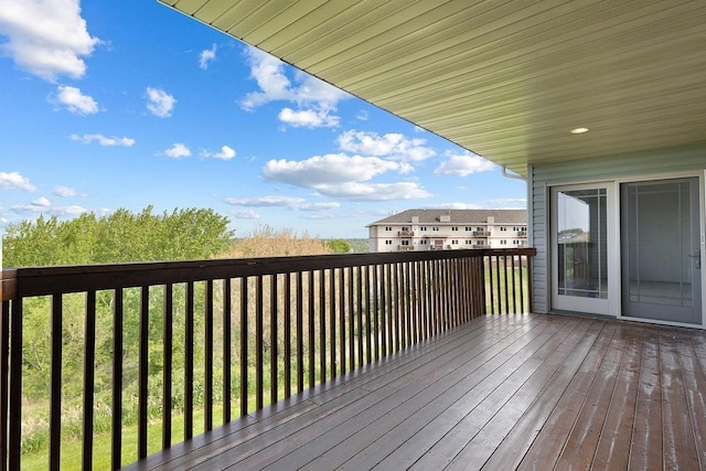 1600 16th St, Minot, ND 58701 - view of wooden deck