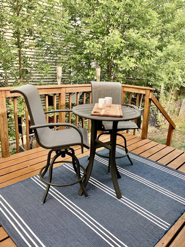 430 NW 2nd Ave, Minot, ND 58703 - view of wooden deck