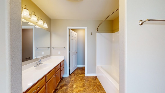 2947 8th St, Minot, ND 58703 - full bathroom with vanity and shower / bathtub combination