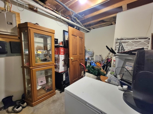 4920 10th Ave NW, Minot, ND 58703 - unfinished below grade area with electric panel