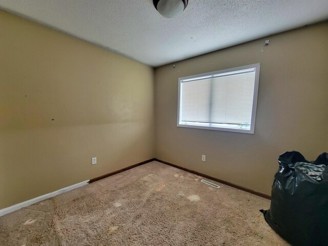 4920 10th Ave NW, Minot, ND 58703 - unfurnished room with baseboards, carpet floors, and a textured ceiling