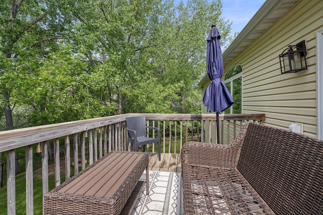 1321 Golden Valley Ln, Minot, ND 58703 - view of deck
