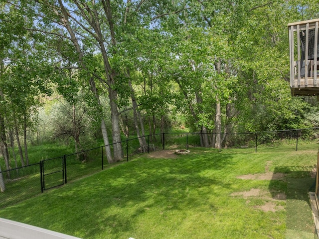 1321 Golden Valley Ln, Minot, ND 58703 - view of yard with a gate