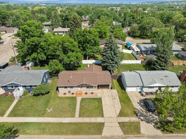 424 26th St, Minot, ND 58703 - aerial view of residential area