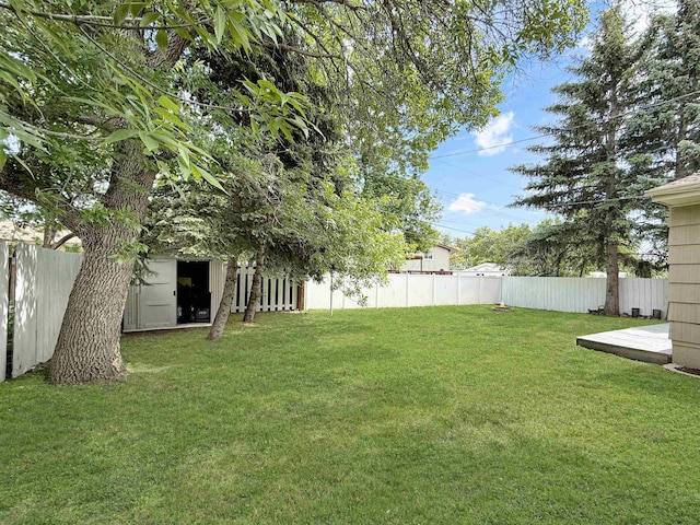 424 26th St, Minot, ND 58703 - view of yard
