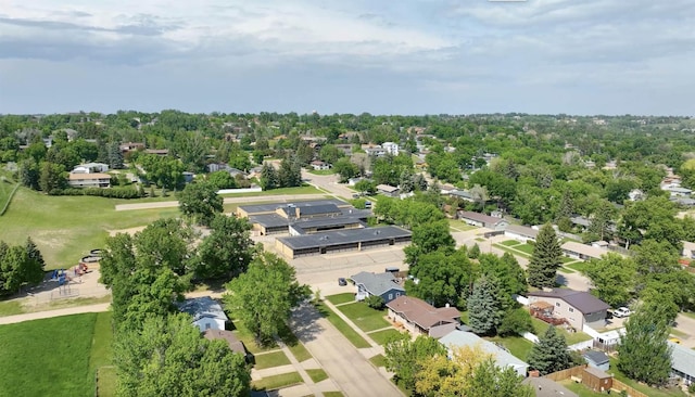 424 26th St, Minot, ND 58703 - aerial perspective of suburban area